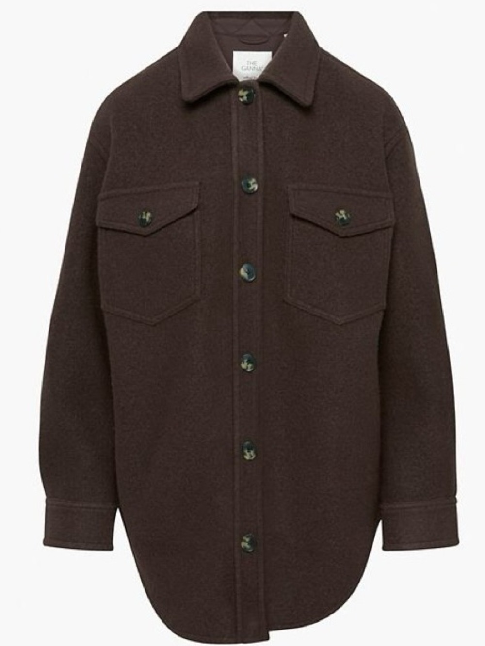 Wilfred Dark Brown Wool Ganna Jacket